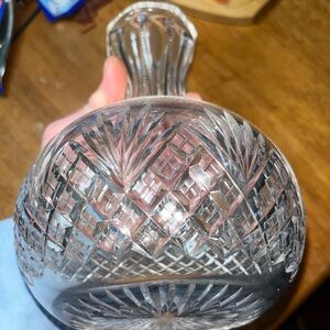 Antique American Brilliant Period Cut Glass Decanter
